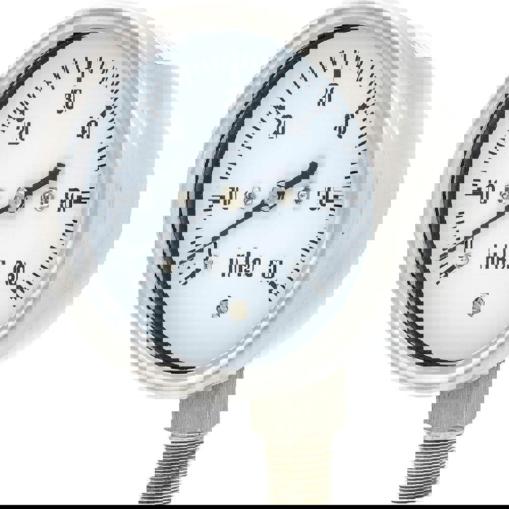 Pressure Gauges; Gauge Type: Low Pressure Gauges ; Scale Type: Single ; Accuracy (%): 14 ; Dial Type: Analog ; Thread Type: 1/4